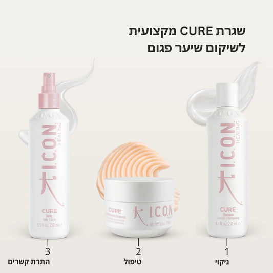 מארז Cure לשיקום שיער פגום