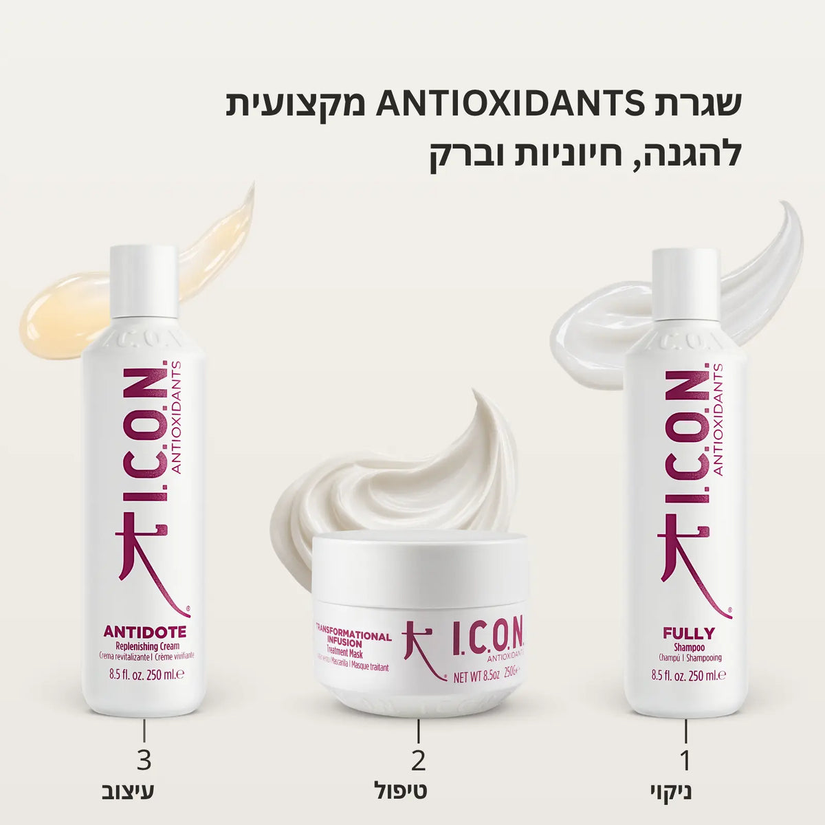 מארז ANTIOXIDANTS לנפח, חיזוק וברק